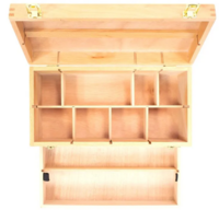 Houten schilderskist met vakverdeling van Kangaro 8712127116138 K-830050