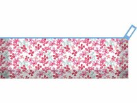 85 x 220 mm Flora Castleetui Kangaro plat met bloemetjes opdruk
