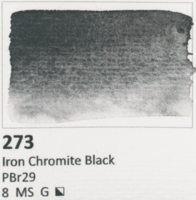 Iron Chromite Black PBr29 Aquarius Heel napje Aquarelverf van Roman Szmal Kleur 273
