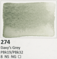 Davy's Grey PBk19/PBk32 Aquarius Heel napje Aquarelverf van Roman Szmal Kleur 274