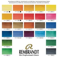 24 napjes + penseel metalen set Rembrandt Professionele Aquarelverf