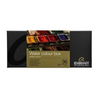 36 napjes + penseel metalen set Rembrandt Professionele Aquarelverf