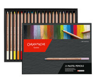 Set met 20 kleuren /  Caran d'Ache Pastel Potloden / Pencils Set 320