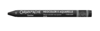Zwart / Black Caran d'Ache Neocolor II Watervermengbaar Wax Pastels Kleur 009