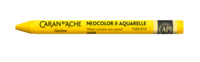 Geel / Yellow Caran d'Ache Neocolor II Watervermengbaar Wax Pastels Kleur 010