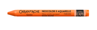 Oranjerood / Orange Red Caran d'Ache Neocolor II Watervermengbaar Wax Pastels Kleur 050