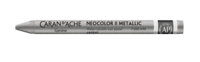 Metallic Zilver / Metallic Silver Caran d'Ache Neocolor II Watervermengbaar Wax Pastels (S2) Kleur 498