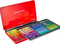 Set met 84 kleuren / Set of 84 Colors Caran d'Ache Neocolor II Watervermengbaar Wax Pastels Set 384