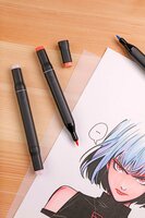 Clairefontaine Manga Illustratieblok &ndash; A5, 20 Vellen, 250g, Glad Bristolpapier