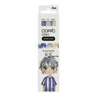 3 x Layer &amp; Mix Serene Palet Copic Ciao alchohol inkt markers Set 310