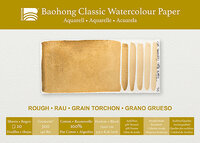 150 x 210 mm 4-zijdig verlijmd 300 grams Rough Grain Torchon Ruw Baohong Classic 100 % katoen aquarelpapier Blok 20 vel