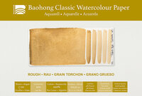 210 x 310 mm 4-zijdig verlijmd 300 grams Rough Grain Torchon Ruw Baohong Classic 100 % katoen aquarelpapier Blok 20 vel