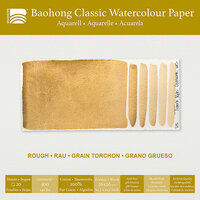 260 x 260 mm 4-zijdig verlijmd 300 grams Rough Grain Torchon Ruw Baohong Classic 100 % katoen aquarelpapier Blok 20 vel