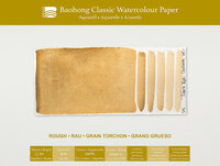 310 x 410 mm 4-zijdig verlijmd 300 grams Rough Grain Torchon Ruw Baohong Classic 100 % katoen aquarelpapier Blok 20 vel