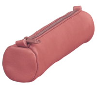 Productfoto: 18,5 x &Oslash;4 cm Clairefontaine Age Bag Leren Etui &ndash; Klein Rond Model 77020C  3329680770209