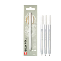 3 x Classic Witte Sakura Retractable Gelly Roll (klikpen) set H3A