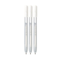 3 x Classic Witte Sakura Retractable Gelly Roll (klikpen) set H3A