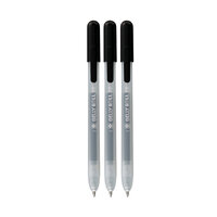 3 x Classic Zwarte Sakura Retractable Gelly Roll (klikpen) Set L3B