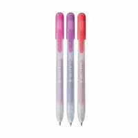 3 x Metallic Mix C Sakura Retractable Gelly Roll (klikpen) (Rood-Roze-Paars) Set T3C
