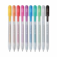 10 x Metallic Mix Sakura Retractable Gelly Roll (klikpen) Set T10
