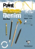 A4 Paint'ON Denim 15 vellen 250 grams van Clairefonaine
