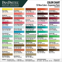 2025 PanPastel set 53 nieuwe kleuren van PanPastel