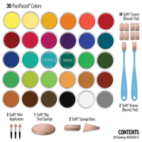 Inhoud van CF-PP30205`30 Pure Colours Painting set van PanPastel Set 205