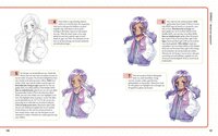 Voorbeeldpagina met manga tutorial &ndash; uitleg over ogen en gezichtsuitdrukkingen tekenen 1