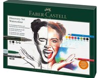 Faber-Castell Albrecht D&uuml;rer Discovery Set 12-delig met aquarelpotloden, markers, graphite aquarelpotlood en waterpenseel omve