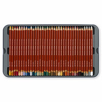 Derwent Drawing potloden set 36 kleuren &ndash; overzicht in blik