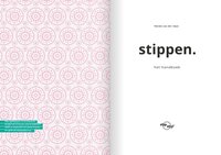 Voorbeeldpagina uit Stippen. het handboek &ndash; stap-voor-stap instructies en illustraties voor het maken van patronen op bo
