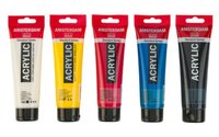 5 x 120 ML Primary set Amsterdam Standard Series Acrylverf