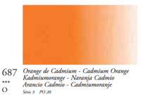 Cadmiumoranje (Serie 3) Oil Stick van Sennelier 38 ML Kleur 687