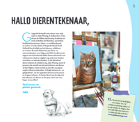 Basisboek Dieren tekenen &amp; schilderen van Julia Woning met technieken voor potlood, PanPastel, aquarel en acryl