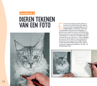 Basisboek Dieren tekenen &amp; schilderen van Julia Woning met technieken voor potlood, PanPastel, aquarel en acryl