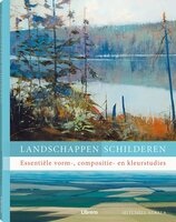 Landschappen schilderen boek van Mitchell Albala met studies over vorm, compositie en kleur