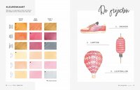Aquarelleren met 3 kleuren boek van Katie Putt met stap-voor-stap aquarelprojecten