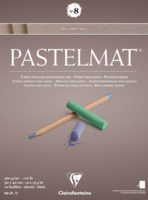 Pastelmat No 8 Pastel Papier verlijmd Bruin fluweelachtige structuur 12 vellen van Clairefontaine 360 grams 30 x 40 cm 96015C 3