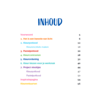 9789045331300 Voorbeelden uit het boek, waaronder de inhoudsopgave, het voorwoord 'Hallo creatieveling', theorie over