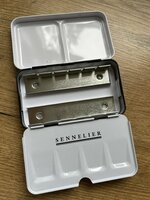 Sennelier Lege aquareldoos / box voor 6 hele of 12 halve napjes
