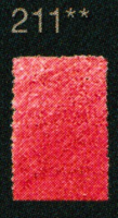 Een rechthoekig kleurstaal van het Faber-Castell Polychromos potlood in de intense rode tint Pyrrole Rood (Pyrrole Red), kleurn