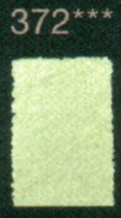 Een rechthoekig lichtgroen ingekleurd vlak dat de tint Boheemse Groene Aarde (372) van het Polychromos potlood toont, met daarb