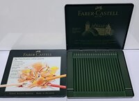Leeg Potloden blik voor 20 (Polychromos) potloden van Faber Castell 