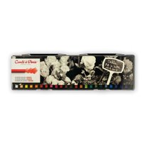 Set van 24 stuks Carr&eacute; krijt Cont&eacute; &agrave;&nbsp;Paris Assortiment kleuren
