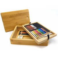 Combi set a 30 stuks in houten kist Cont&eacute; &agrave;&nbsp;Paris Assortiment kleuren / technieken