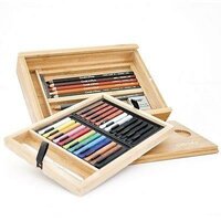 Combi set a 30 stuks in houten kist Cont&eacute; &agrave;&nbsp;Paris Assortiment kleuren / technieken