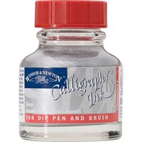 Silver Calligraphy Ink van Winsor &amp; Newton 30 ML Kleur 617