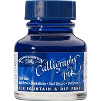 Dark Blue Calligraphy Ink van Winsor &amp; Newton 30 ML Kleur 222
