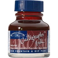 Indian Red Calligraphy Ink van Winsor &amp; Newton 30 ML Kleur 317