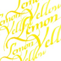 Lemon Yellow Calligraphy Ink van Winsor &amp; Newton 30 ML Kleur 345